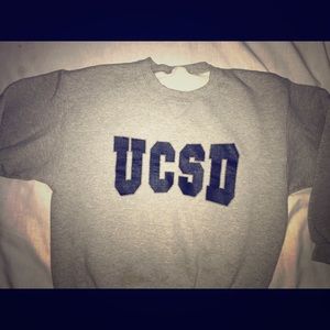 College sweatshirt UCSD HALF OFF